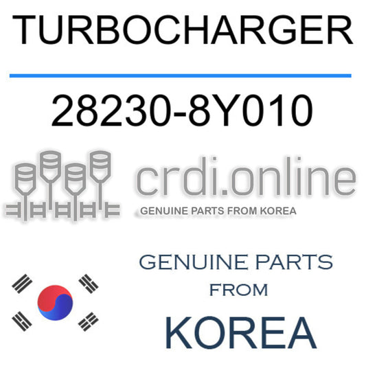 TURBOCHARGER 28230-8Y010 282308Y010 28230 8Y010