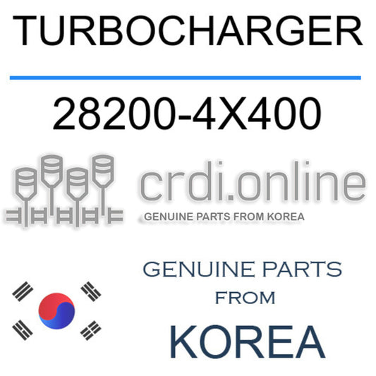 TURBOCHARGER 28200-4X400 282004X400 28200 4X400